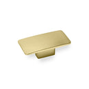 Camden Rectangular Knob Satin Brass