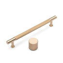 Fender Knurled Round Knob 30mm Diameter Satin Brass