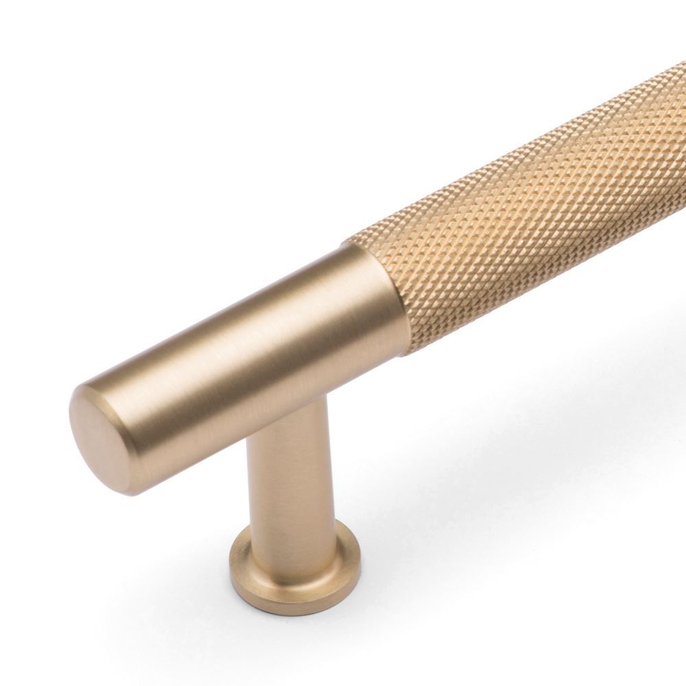 Fender Knurled TBar Handle Satin Brass