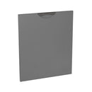 Scoop Pull Handle Black Chrome