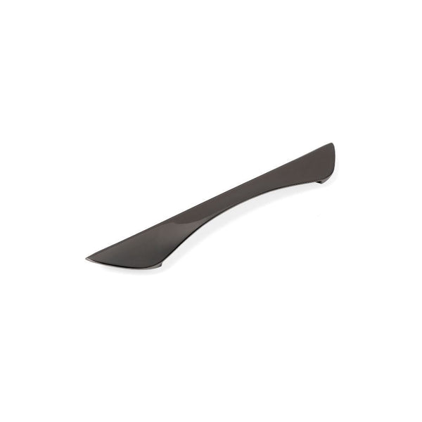 Scoop Pull Handle Black Chrome