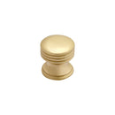 Coiled Round Knob Polished Brass