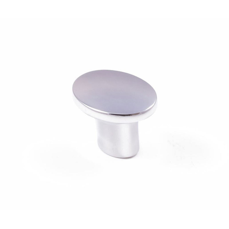 Oval Knob Chrome