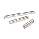 Oval Tube D Handle, Brushed Nickel