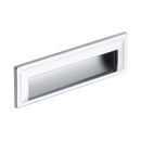 Letterbox Flat Pull Handle Satin Chrome