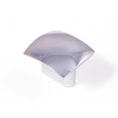 Domed Square Knob Chrome