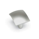 Domed Square Knob Satin Chrome