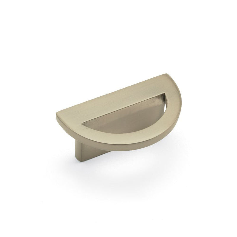 Motif Cut Out Pull Handle Brushed Nickel