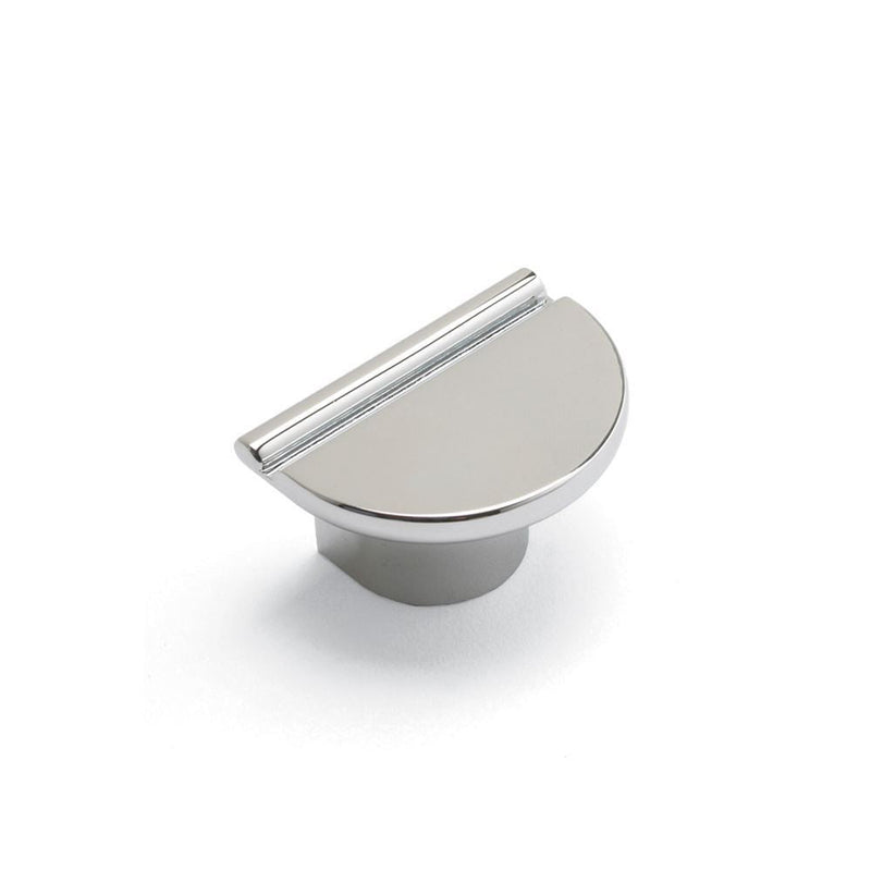 Motif Semi Circular Knob Chrome