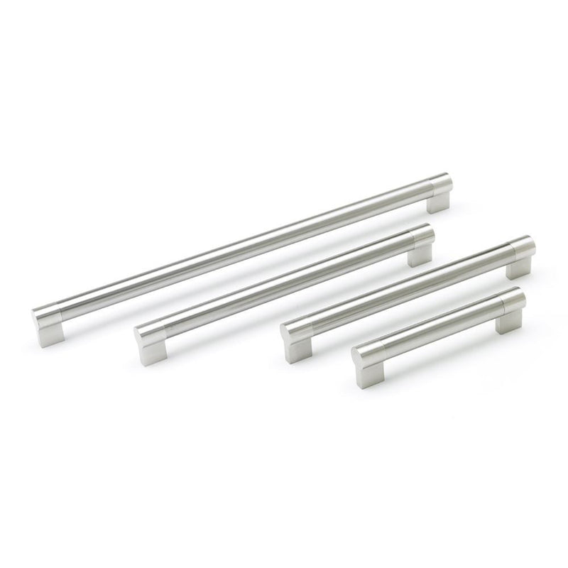 Keyhole Bar Handle Brushed Nickel