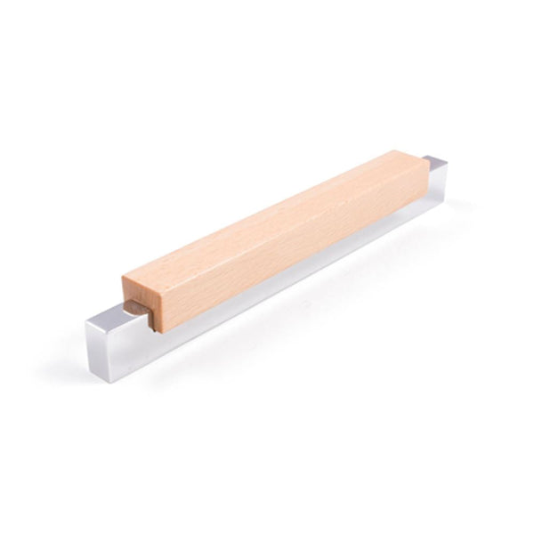 Wood Strip Handle Chrome/Beech
