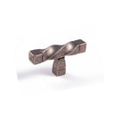 Twist T Knob Pewter