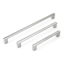 Oval Bar Handle Brushed Nickel
