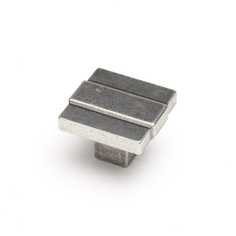 Cromwell Square Knob Pewter