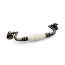 Winchester Drop Handle Antique/Cream Crackle