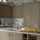 Winchester T Bar Knob Pewter / Cream Crackle