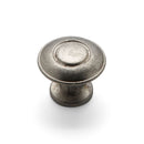 Viking Round Knob 31mm Diameter Pewter