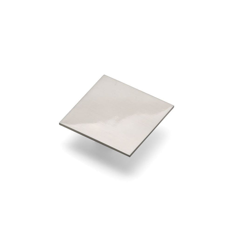 Slab Square Pull Handle Brushed Nickel