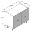 800 Highline Base Cabinet with Drip Tray