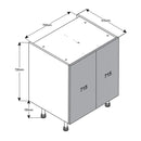 700 Highline Double Base Cabinet