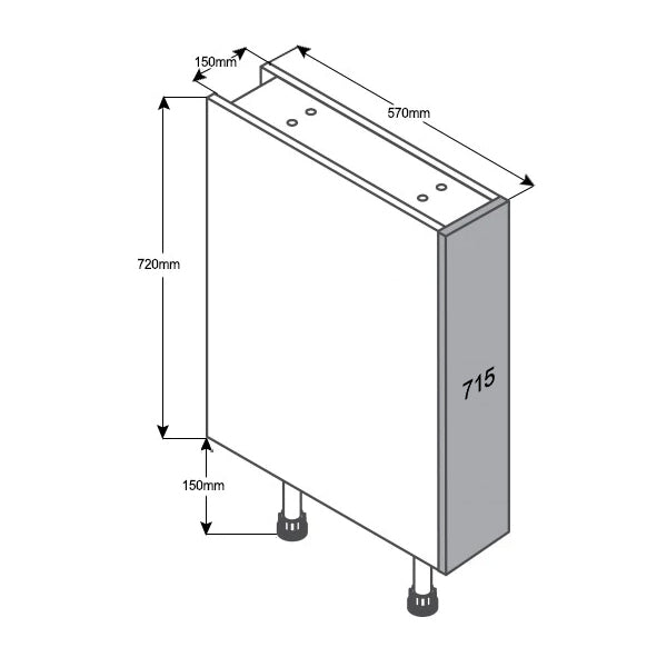 150 Highline Single Base Cabinet