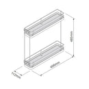 Innostor Plus, Base Pull Out with Soft Close To Suit 150mm Wide Base Cabinet
