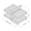 Innostor Plus, Blind Corner Optimiser, To Suit 1000mm Wide Base Cabinet