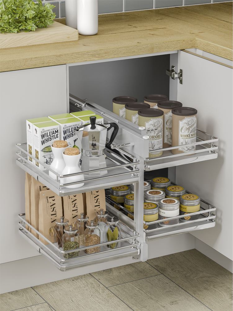 Innostor Plus, Blind Corner Optimiser, To Suit 800mm Wide Base Cabinet