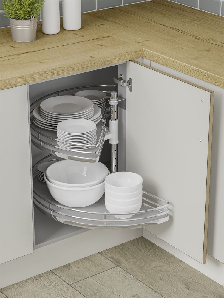 Innostor Plus, 1/2 Carousel, To Suit 1000mm Wide Blind Corner Base Cabinet
