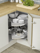 Innostor Plus, 3/4 Carousel, To Suit 900 x 900mm L Shaped Corner Base Cabinet