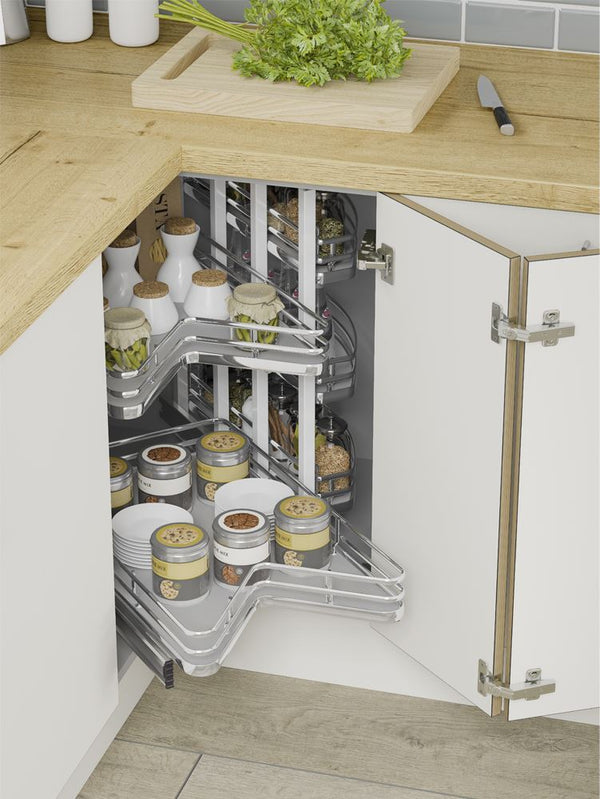 Innostor Plus, Ultimate Carousel, To Suit 900 x 900mm L Shaped Corner Base Cabinet