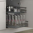Innostor Plus, Individual Pull Out 5 Piece Larder Pack with Soft Close, To Suit 400mm Wide Base Cabinet, Dark Grey