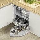 Innostor Plus, NUVOLA 371, Twin Shelf Pull Out, Right Hand, To Suit 1000mm Cabinet with a 600mm Door