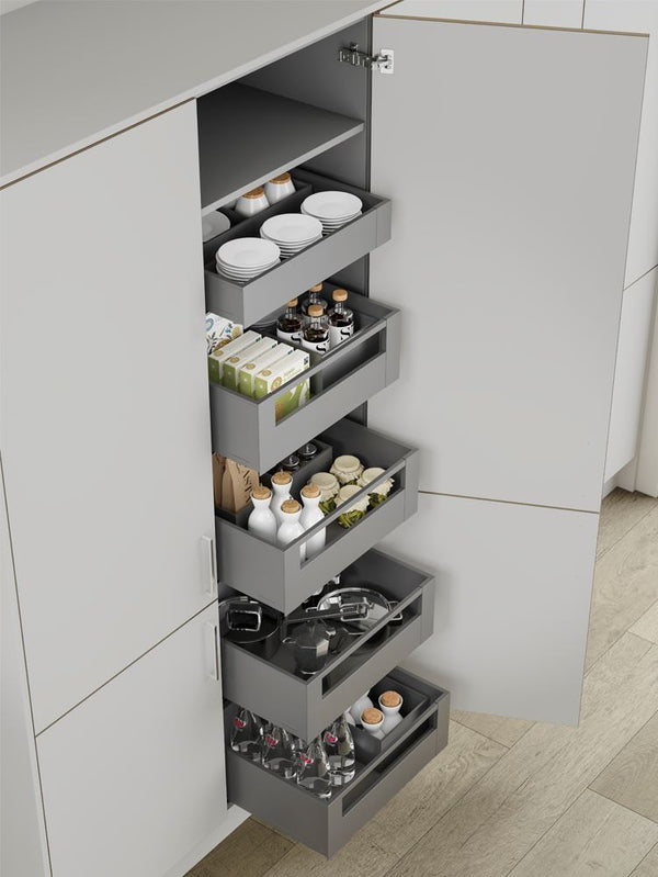 LEGRABOX pure, SPACE TOWER For Larder Cabinet, 400 x 450mm, Orion Grey
