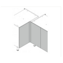 Wilton Oakgrain 720 Base/Wall Internal Corner Post, 715H x 59 x 59