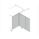 Wilton Oakgrain 900 Tall Wall Internal Corner Post 900 x 80 x 80