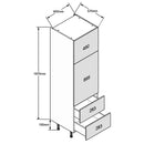 Single Cooling with 2 Pan Drawers Standard