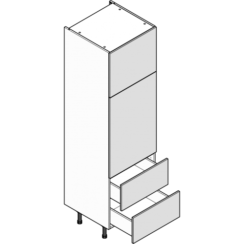 Single Cooling with 2 Pan Drawers Standard
