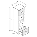 Single Oven + Microwave/Compact with 1 Pan + 1 Internal Drawer Standard