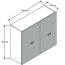1000 Tall Double Wall Cabinet