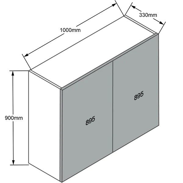 1000 Tall Double Wall Cabinet
