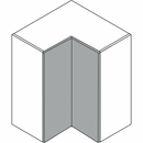 650 Tall Corner Wall Cabinet
