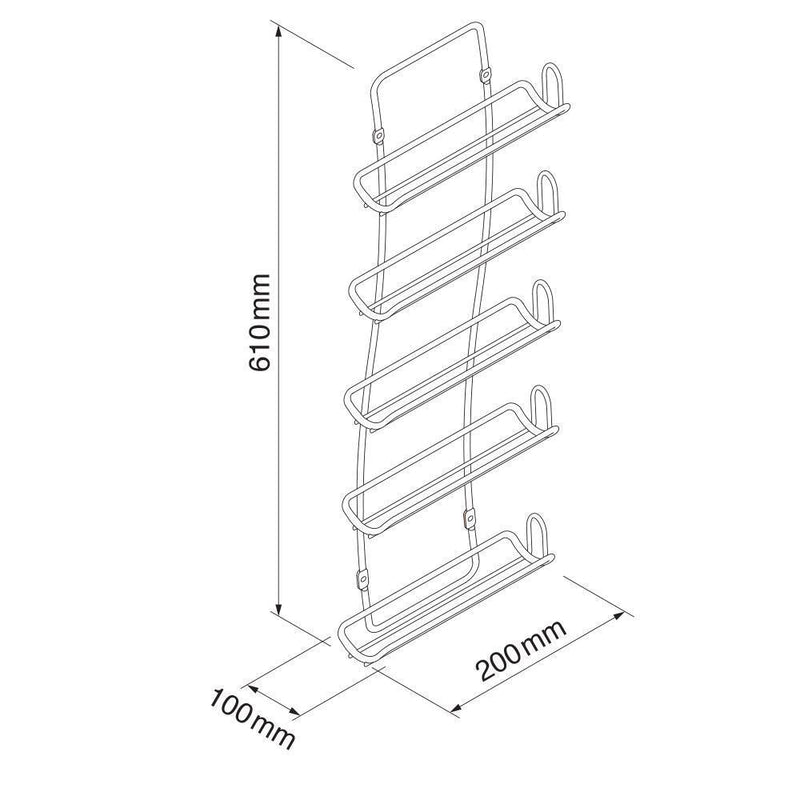 Innostor, Fixed Wine Rack, 5 Bottle Capacity