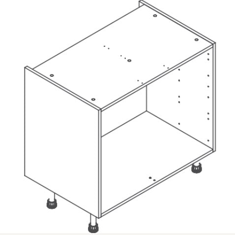 1000mm Base Drawer Cabinet