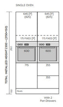 600 Single Oven Cabinet Tall